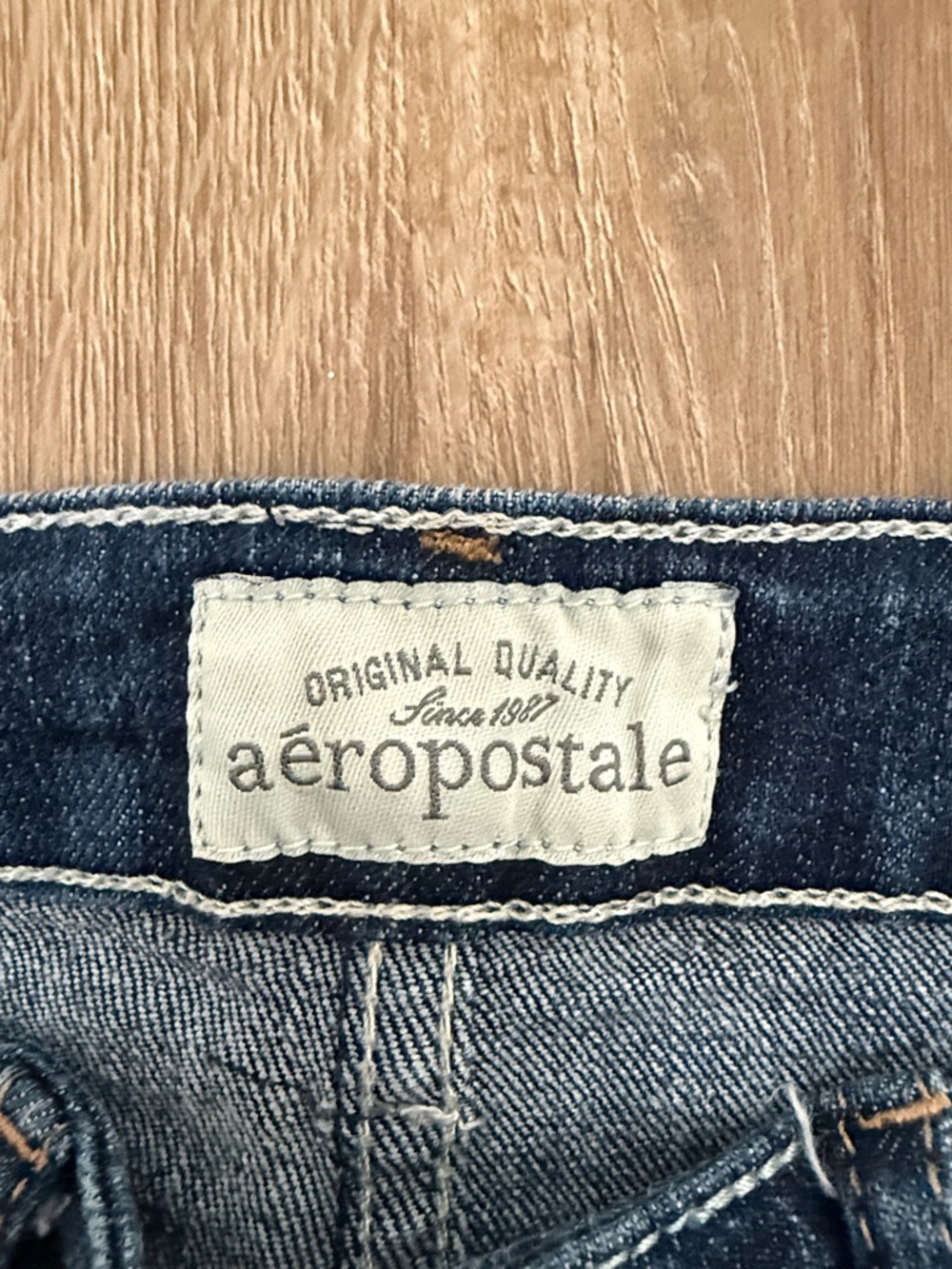 Aeropostale Indigo Blue Denim Bermuda Shorts - Picture 4 of 8
